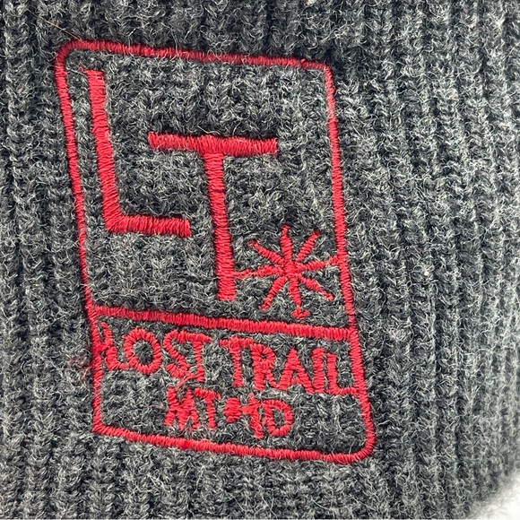 Lost Trail, MT/ID Knit Beanie. In good used condition! One Size - Picture 2 of 6